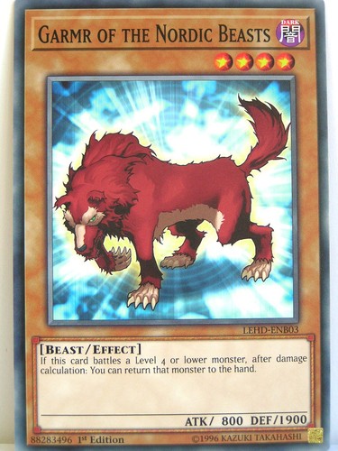 Yugioh 003 garmr - 1x, delle