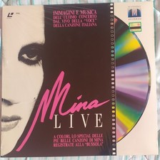 LASER DISC MINA - LIVE - NUOVO