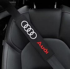 2x Copri Cintura Sicurezza per Audi A3 A4 A6 Q3 Q5 Q7 Linea S Sport