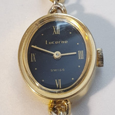 Orologio Donna "LUCERNE" Vintage Swiss mécanique "Gold" Antique Dames Watch 1969