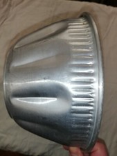 TEGLIA/FORMA IN ALLUMINIO X DOLCI, VINTAGE.