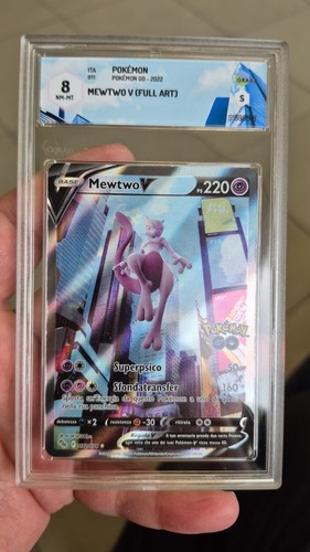 Carta pokémon mewtwo di - v,