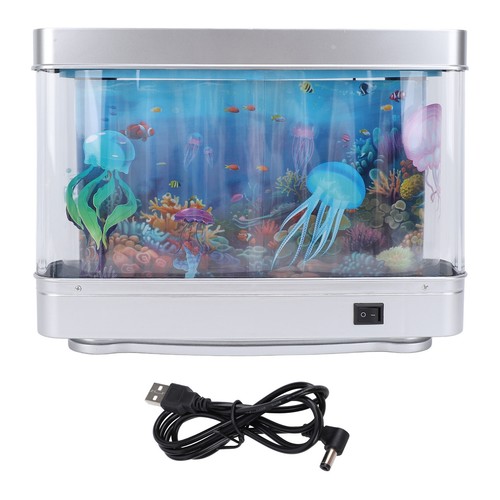 Lampada acquario con meduse - lampada,