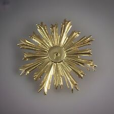 Raggiera Metallo Bagno Oro 6,5 Cm Bambino aureola accessorio per statua sacra 