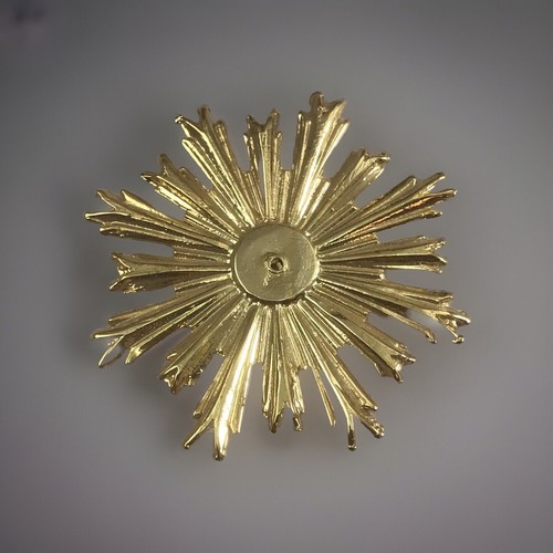 Raggiera metallo bagno oro 5 - metallo, 6,5