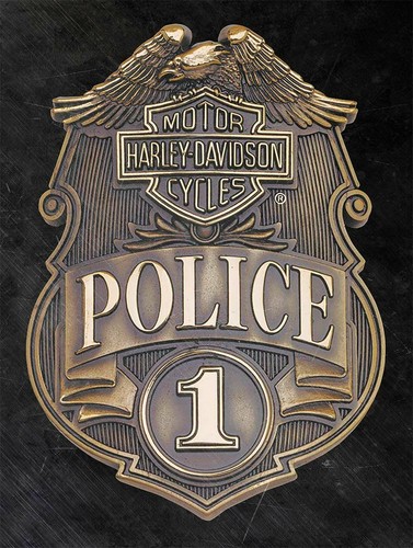 Distintivo polizia harley - distintivo,