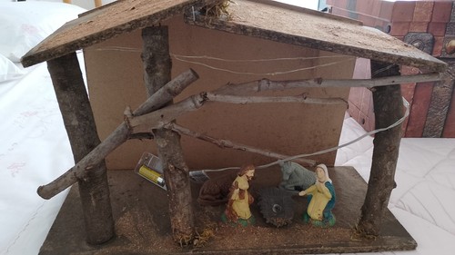 Presepe rustico con