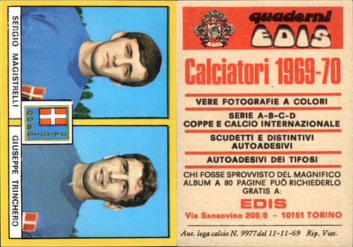 Edis 1969 calciatori - 1969-70,