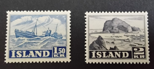 Stamps iceland 266 267 - stamps, mnh