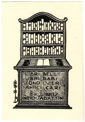 Bruno osimo exlibris - bruno, da