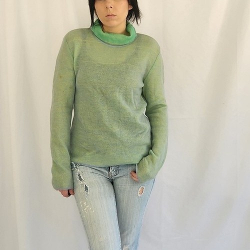 Top issey miyake verde blu - miyake,