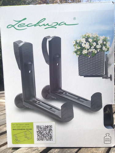 Portavaso balcone nero - balcone,