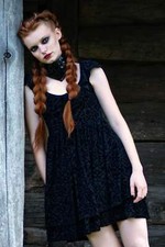 Abito babydoll velluto - babydoll, in