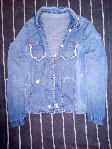 Giacca denim blu donna - denim,