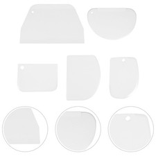 5pcs Durevole Trasparente