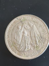 Ungheria - 5 corone 40° anniversario incoronazione Francesco Giuseppe I - 1907