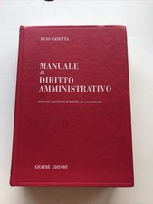 Manuale di Diritto Amministrativo Elio Casetta.