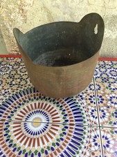 ANTICO PAIOLO IN RAME INIZI DEL 900 PENTOLA SECCHIO CALDERONE PRIVO MANICO