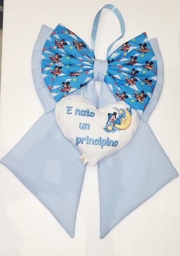 Fiocco nascita personalizzato