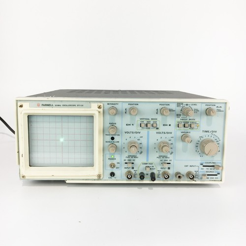 Farnell oscilloscopio doppia - farnell,