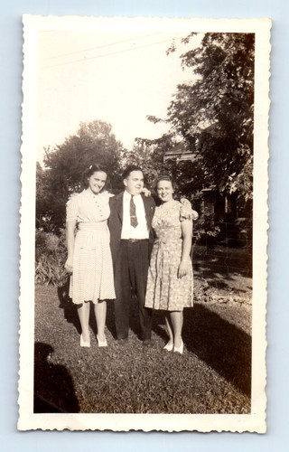 Vecchia foto epoca trio - d'epoca,
