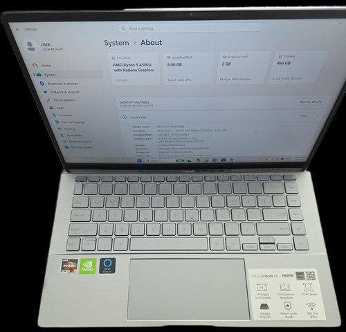 Asus zenbook q407i fhd - zenbook,