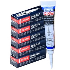 5 candele Denso + grasso Liqui