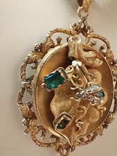 Ciondolo Antico Arte Borbonica