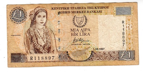 Chypre cyprus billet pound - 1,