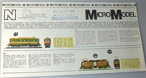 Lima micromodel foglio - n,