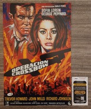 Sophia Loren Firmato Operazione Balestra 12x18 Locandina Film Aida El Cid LEGEND JSA