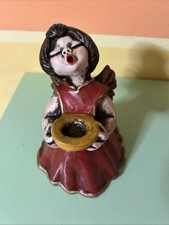 Thun Angelo Portacandele Vintage ,h.20 Cm,Fuori Produzione