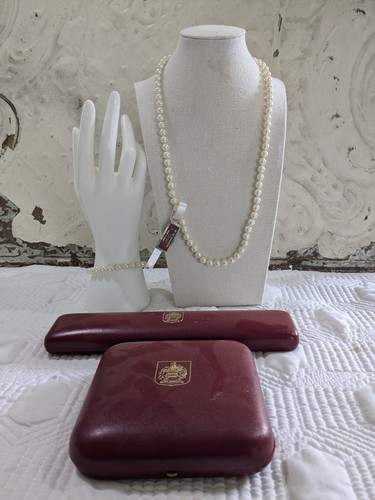 Collana bracciale perle - e,