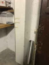 pensile BESTA IKEA bianco, lunghezza 180 cm h e larghezza 26 cm