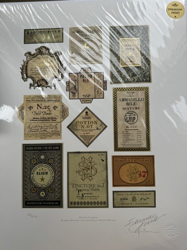 Harry potter potion - label, art