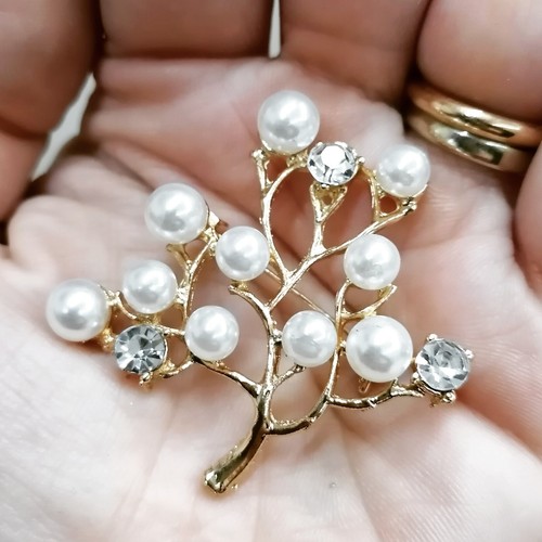 Spilla albero perle - , e