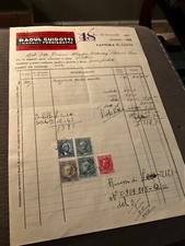 Fuorigrotta, Napoli, fattura  Raoul Guidotti 1939 fabbrica fiori artificiali