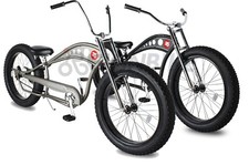Chopper Lowrider Beach Stretch Cruiser Bike Coaster Brakes Big Fat Bicicletta