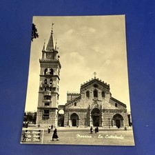 MESSINA LA CATTEDRALE - Bianco e nero Cartolina