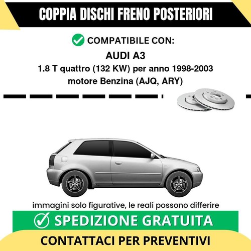 Coppia dischi freno posteriori - dischi,