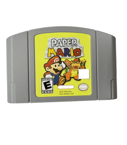 Paper mario nintendo 64 - paper,