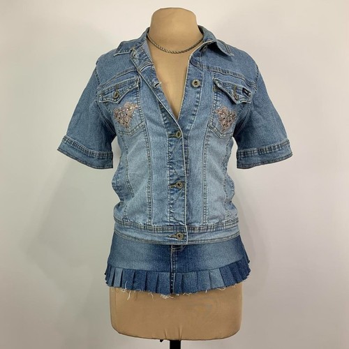 Giacca jeans vintage angeli