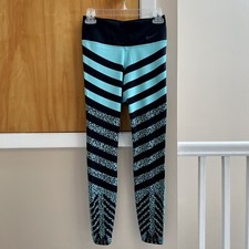 Collant da allenamento Nike Legendary Mezzo Zebra - Aqua taglia S