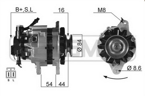 Alternatore per mitsubishi - per,