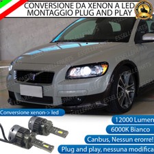 COPPIA LAMPADE D2S LED DA XENON A LED PER VOLVO S40 II FINO AL 2007 6000K CANBUS