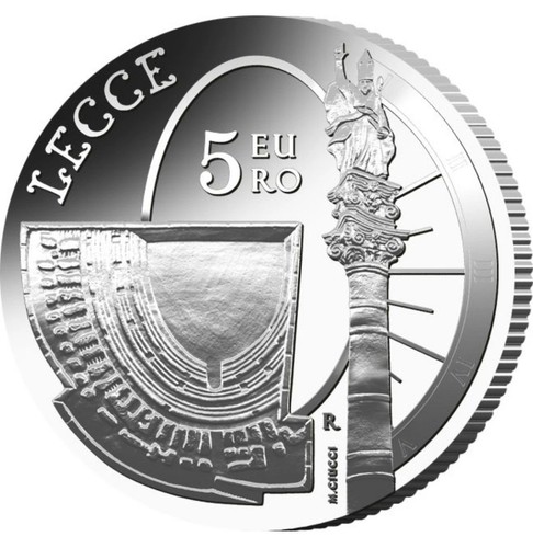 Moneta lecce argento - moneta,