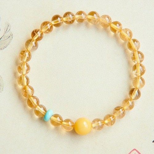 Bracciale citrino naturale - bracciale,