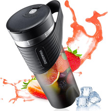 Mixer Smoothie Maker to Go, 460 Ml, Bottiglia Fresh Juice Con 4000 Mah, Ricarica