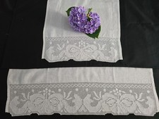 Set asciugamani ricamati 1+1