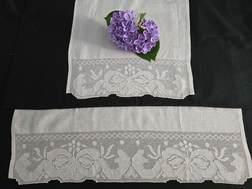 Set asciugamani ricamati 1+1